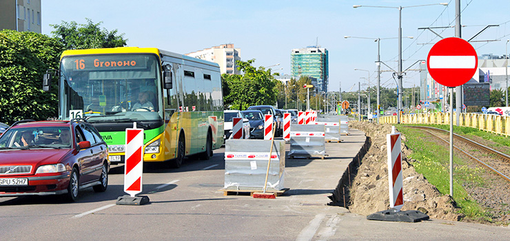 Weekendowe remonty drg - autobusy komunikacji miejskiej pojad objazdem