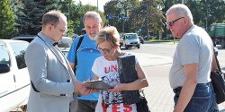 PO i KOD poczyy siy. Z jak inicjatyw wyszli do Elblan?