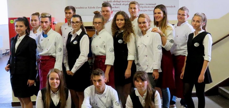 Uczniowie Zespou Szk Gospodarczych na praktykach zawodowych we Woszech