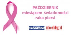 Rak piersi w pocztkowym okresie rozwoju przebiega najczciej bezobjawowo