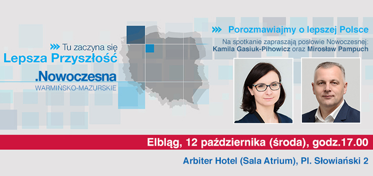 Spotkanie z posłami Nowoczesnej - Elbląg, 12.10.2016 r. (środa)