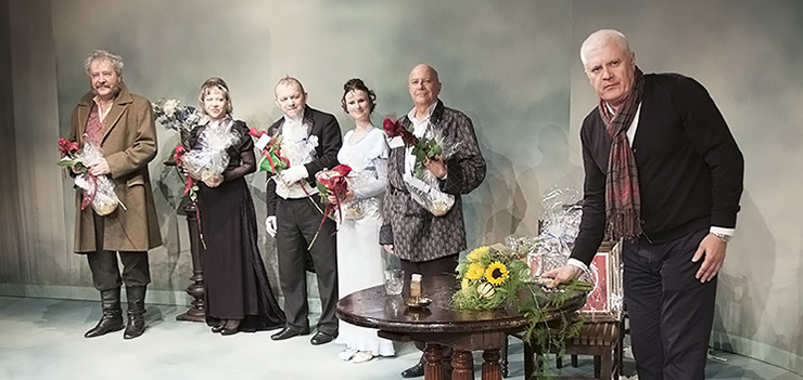 Spektakl Niedźwiedź i Oświadczyny po raz setny na deskach elbląskiego teatru!