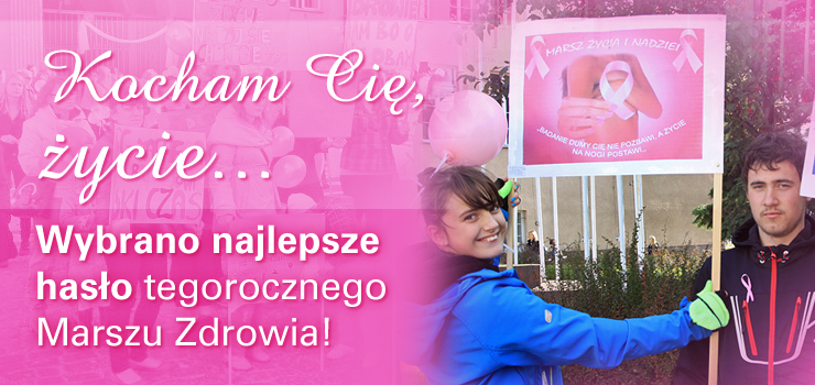 ZST-I zwycizc konkursu na najciekawsze haso promujce "Marsz Zdrowia"