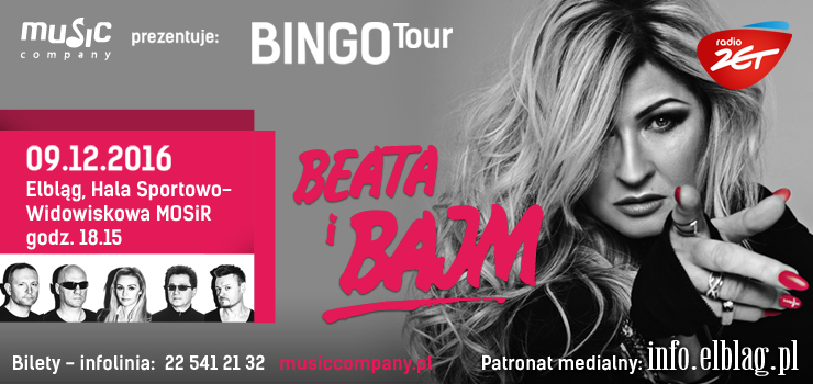 W Elblągu wystąpi Beata Kozidrak i zespół Bajm! Wygraj bilety na koncert!