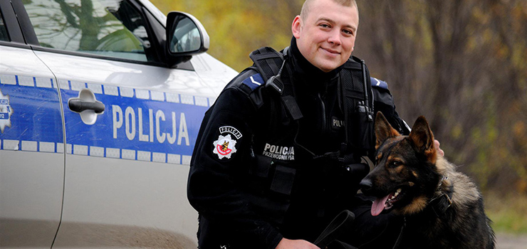 Czworonogi w subie policji. Na Warmii i Mazurach jest ich 39