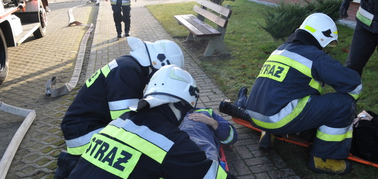 wiczenia przeciwpoarowe w Lelkowie