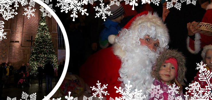 Rozświetlenie choinki i spotkanie z Mikołajem