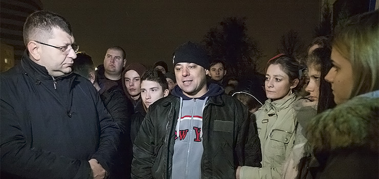 Zbigniew Stonoga przyjechał do Elbląga. Poruszyła go sprawa pobitego 11-latka