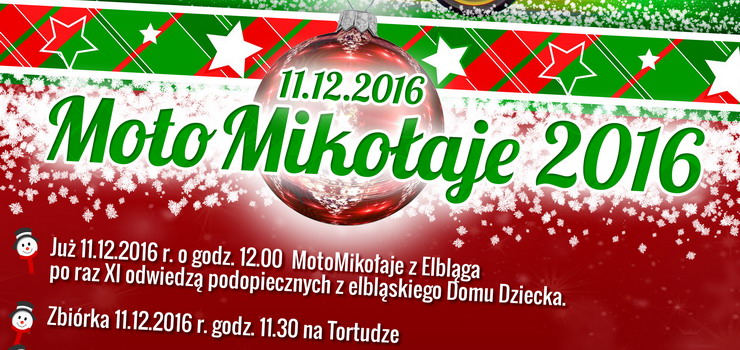MotoMikołaje w niedzielę odwiedzą elbląski Dom Dziecka