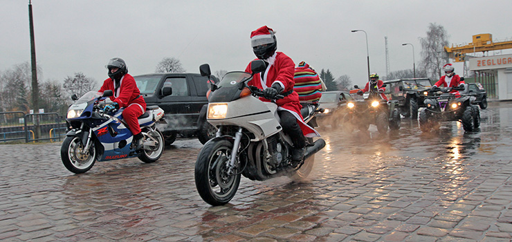 Mikołaje na motocyklach odwiedziły podopiecznych Domu Dziecka