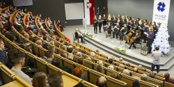 Wigilia PWSZ. Razem �wi�towali studenci i pracownicy uczelni