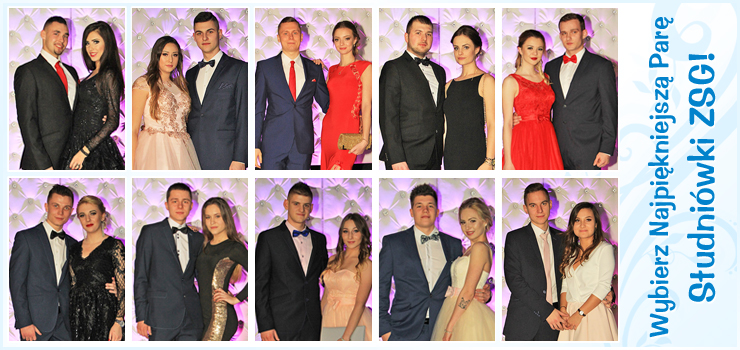 Wybierz Najpiękniejszą Parę Studniówki Zespołu Szkół Gospodarczych!
