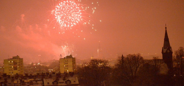 "Światełko do nieba" można było  podziwiać nawet z Zawady