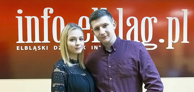 Najpiękniejsza Para Studniówki III LO odwiedziła naszą redakcję