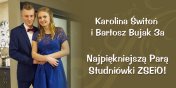Karolina wito i Bartosz Bujak Najpikniejsz Par  Studniwki ZSEiO!