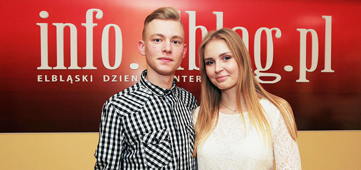 Najpiękniejsza Para Studniówki ZSEiO odwiedziła naszą redakcję