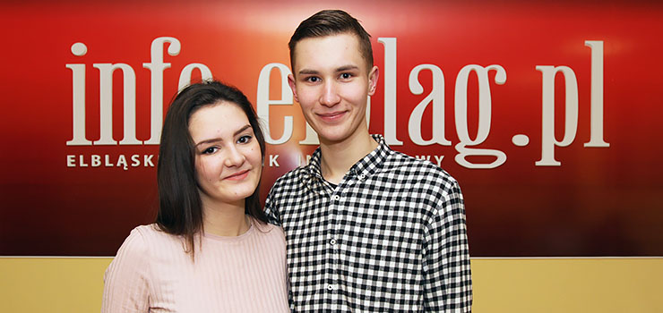 Najpiękniejsza Para Studniówki ZPSM odwiedziła naszą redakcję