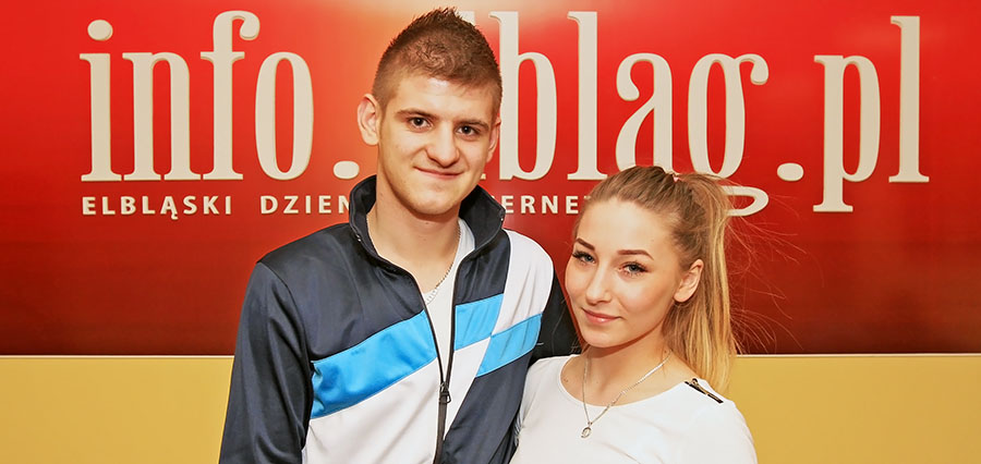 Najpiękniejsza Para Studniówki ZSG odwiedziła naszą redakcję