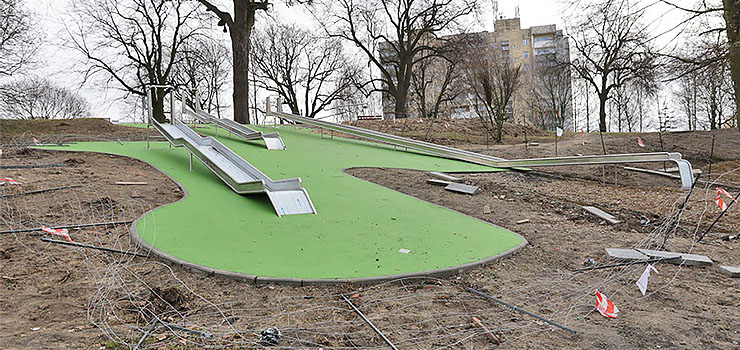 17-metrowa zjeżdżalnia stanie się nową atrakcją Zawady? Jej budowa powoli dobiega końca