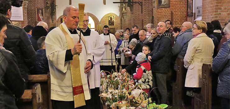 Święcenie wielkanocnych pokarmów. Zobacz zdjęcia z Katedry św. Mikołaja