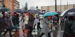 Elblscy wierni przeszli w skupieniu tras drogi krzyowej