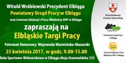 Dzi� Elbl�skie Targi Pracy i Edukacji - Zapraszamy do Hali Sportowej przy al. Grunwaldzkiej 