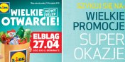 JU 27 KWIETNIA OTWARCIE TRZECIEGO SKLEPU LIDL W ELBLGU - WYGRAJ KOSZ NIESPODZIANK OD LIDLA