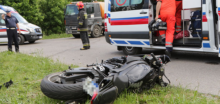 Czarna seria wypadków. Smierć motocyklisty na Mazurskiej w zderzeniu z ciężarówką