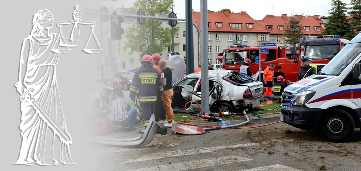 Ten wypadek wstrząsnął Elblągiem. Kierowca karetki skazany na rok więzienia w zawieszeniu