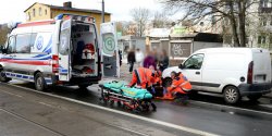 �miertelny wypadek z udzia�em motoroweru