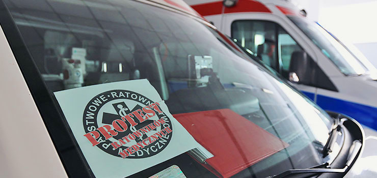 Trwa protest ratowników medycznych. Jaką formę przyjął w Elblągu?