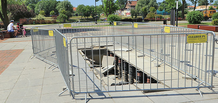 Dopiero w lipcu ruszy naprawa fontanny zniszczonej przez kierowcę. Ile to będzie kosztowało?