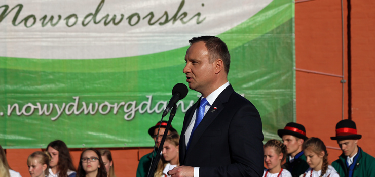 Prezydent Andrzej Duda odwiedził Sztutowo i Nowy Dwór Gdański - nasz fotoreportaż