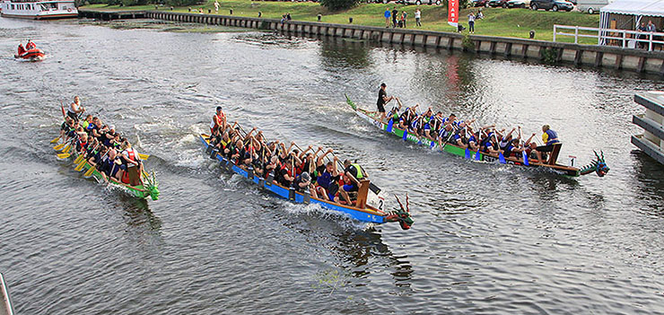 IV Wyścigi Smoczych Łodzi na Rzece Elbląg