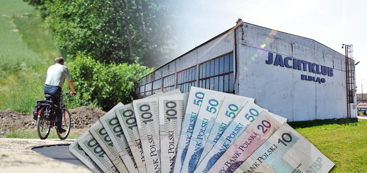 Elbląg otrzymał 5 mln zł na budowę ścieżki rowerowej i przebudowę hangaru w Jachtklubie