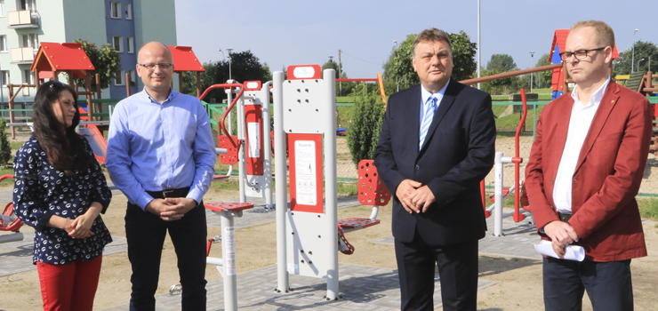 Plac rekreacyjny przy ul. Malborskiej oficjalnie oddany do użytku