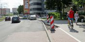 Tu cieki rowerowej ju nie bdzie? W jej miejscu wyrs zjazd do nowego sdu