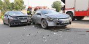 Zderzenie mazdy z bmw na Malborskiej. Jedna osoba trafia do szpitala