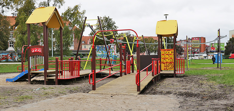 Zabawa bez barier. W Elblągu powstały integracyjne place dla dzieci