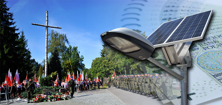 W budżecie Miasta znalazły się środki na... oświetlenie Krzyża Katyńskiego