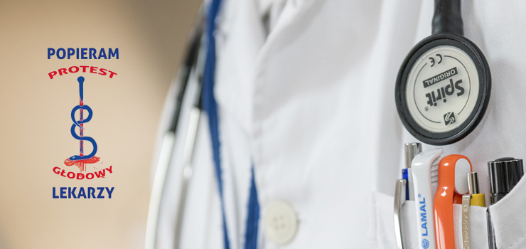 "Tutaj nie chodzi tylko o płace". Elblążanie wspierają protestujących lekarzy rezydentów