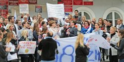 Elblg popar protest rezydentw? Lekarze, pielgniarki i ratownicy zorganizowali pikiet