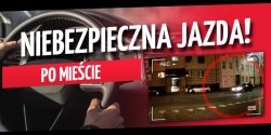 Niebezpieczna jazda po Elblagu. Z�ama� przepisy i sam chcia� wymierzy� kar�!