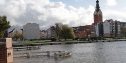 Stan rzeki Elblg jest wysoki, ale spada. "Tendencja jest lekko malejca"