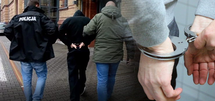 Zatrzymani za rozbój na kurierze - zobacz materiał filmowy