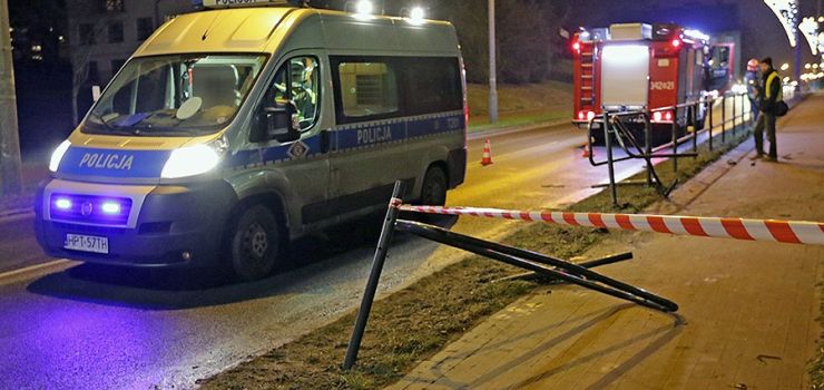 Zmarła kobieta potrącona wczoraj na pasach na al. Odrodzenia