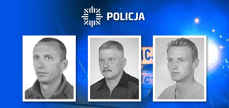 Elbląscy policjanci poszukują listem gończym trzech mężczyzn