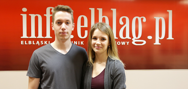 Najpiękniejsza Para Studniówki ZSEiO odwiedziła naszą redakcję