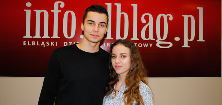 Najpiękniejsza Para Studniówki IV LO odwiedziła naszą redakcję