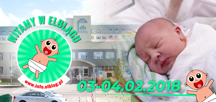 Witamy w Elblągu: Zuzannę, Natalię, Dorotę, Antoniego i Szymona